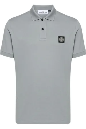 Stone Island Compass-patch piqu?? polo shirt