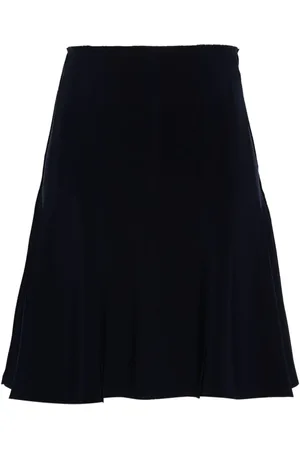 Norma Kamali Grace seamed miniskirt