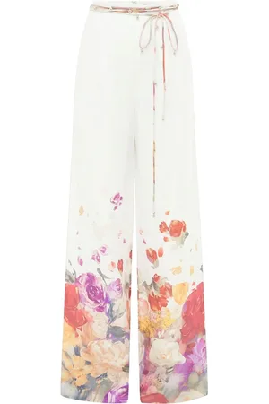 LEO LIN Luisa floral trousers