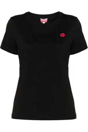 Kenzo Boke Flower-patch cotton T-shirt