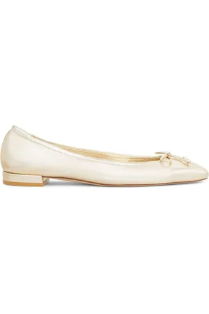 Stuart Weitzman Bardot bow-detailing ballerina shoes