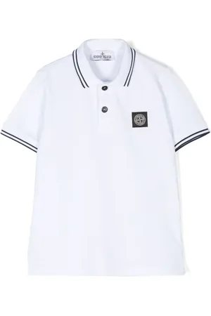 Stone Island Compass-patch piqu?? polo shirt