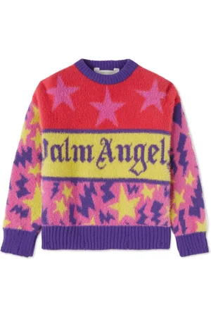 Palm Angels Star-intarsia jumper