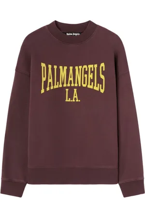 Palm Angels Logo-print cotton sweatshirt