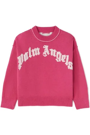 Palm Angels Curved Logo long-sleeve jumper