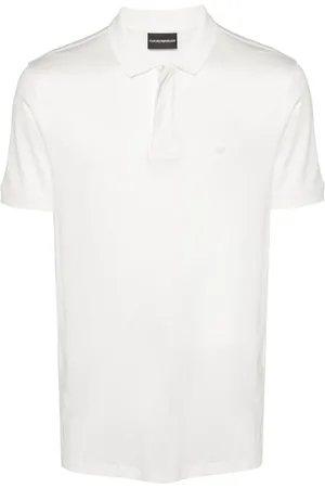 Emporio Armani Rubberised-logo polo shirt
