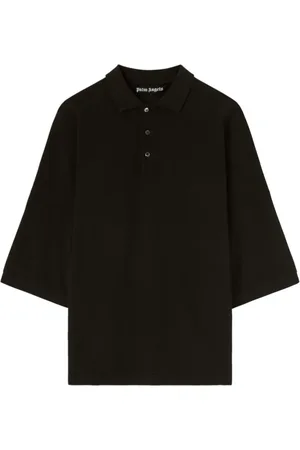 Palm Angels Logo-print cotton polo shirt