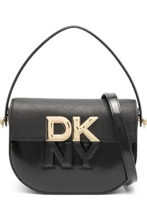 DKNY Logo-lettering tote bag