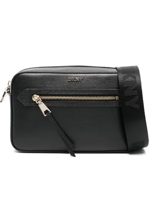 DKNY Logo-lettering cross body bag