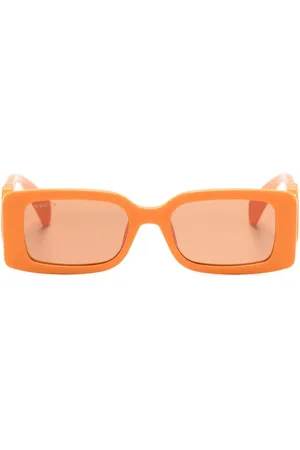 Gucci Interlocking G rectangle-frame sunglasses