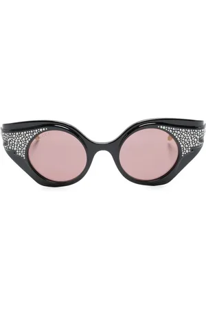 Gucci Crystal-embellished cat-eye sunglasses