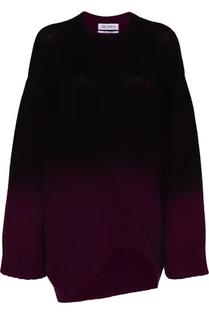 The Attico Ombr??-effect long-length jumper