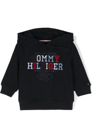Tommy Hilfiger Logo-embroidered cotton hoodie