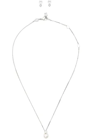 Swarovski Matrix earrings and necklace set