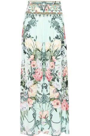 Camilla Petal Promise Land wide-leg trousers