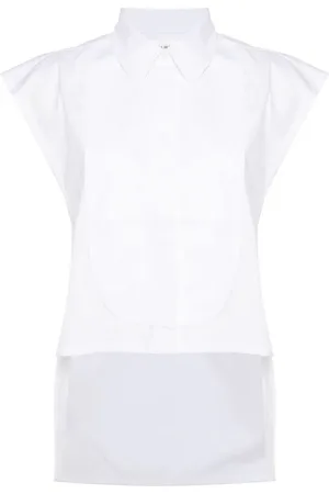 Victoria Beckham Panel-detail sleeveless shirt