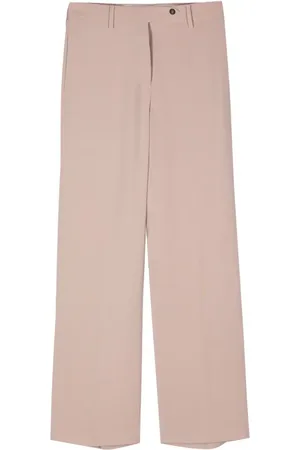 Nº21 Straight-leg crepe trousers