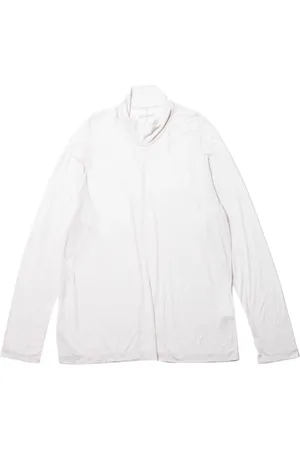 JULIUS Fine-knit mock-neck t-shirt