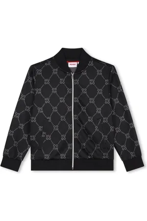 HUGO BOSS Monogram-print bomber jacket