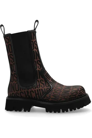 Moschino Monogram-print boots