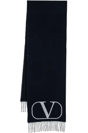 VALENTINO GARAVANI VLogo Signature frayed scarf