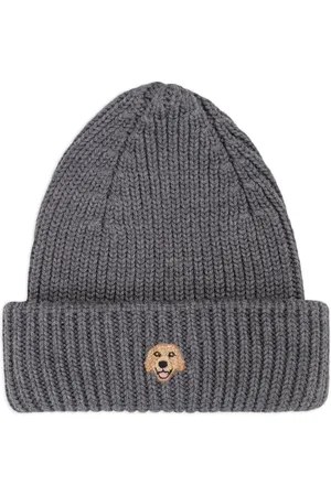 PELO FOUNDATION Dog-appliqu?? beanie