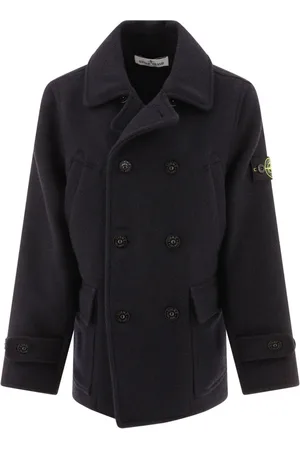 Stone Island Logo-patch coat