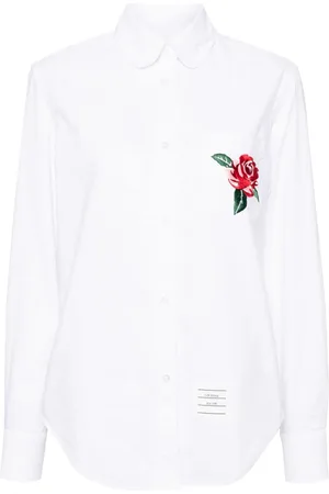 Thom Browne Flower-embroidered shirt