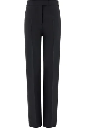 Salvatore Ferragamo Press-crease high-rise trousers