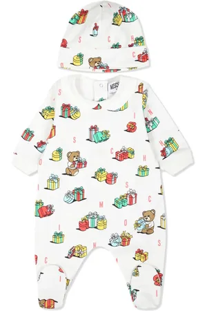 Moschino Teddy Bear-print babygrow set