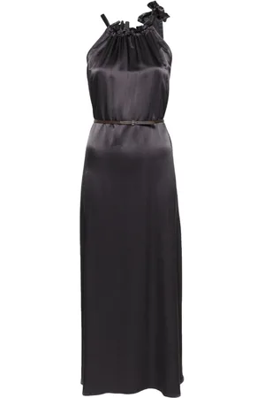 PESERICO SIGN Patterned-jacquard sleeveless dress
