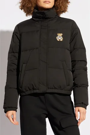 Moschino Bear-patch puffer jacket
