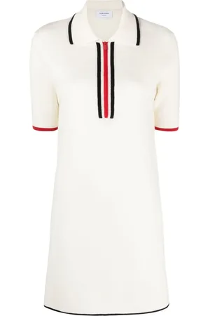 Thom Browne RWB-stripe virgin wool dress