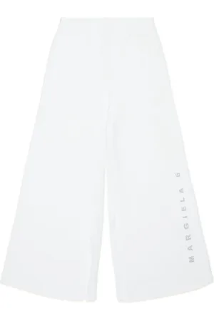 Maison Margiela Logo-print cotton trousers