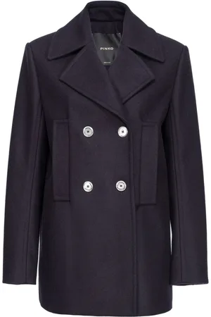 Pinko Double-breasted peacoat