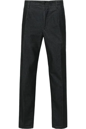 Incotex Herringbone-pattern tapered trousers