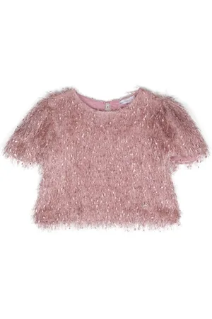 MONNALISA Open-top fringe jacket