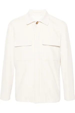 LARDINI Corduroy shirt jacket