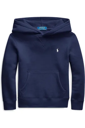 Ralph Lauren Fleece-texture hoodie