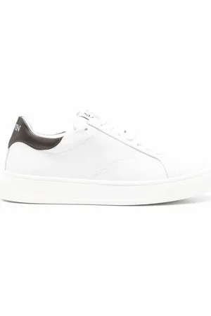 Lanvin Logo-patch leather sneakers