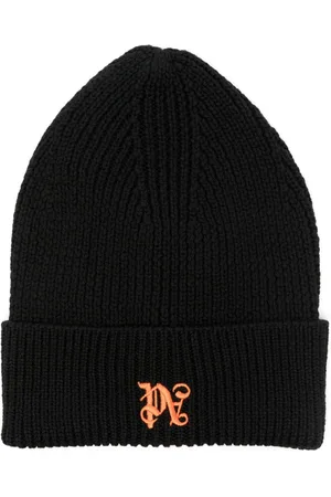 Palm Angels PA-monogram beanie hat