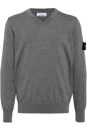 Stone Island V-neck knit jumper