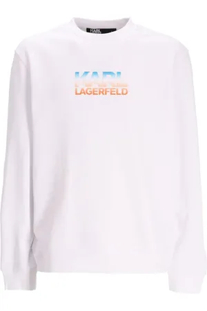 Karl Lagerfeld Logo-print cotton sweatshirt