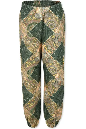 Etro Paisley-print cotton trousers