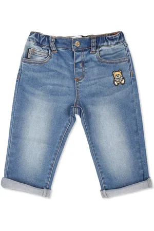 Moschino Bear-patch jeans