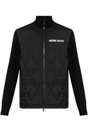 Moschino Logo-embroidered jacket