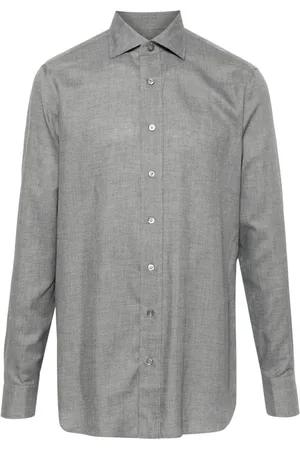 LARDINI Wingtip-collar shirt