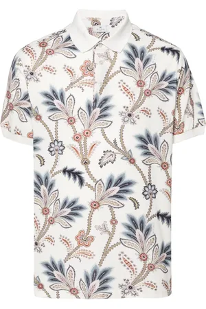Etro Floral paisley polo shirt