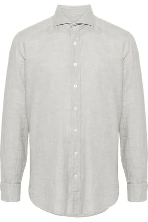 LARDINI Wingtip-collar shirt