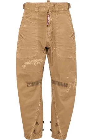 Dsquared2 Distressed straight-leg trousers
